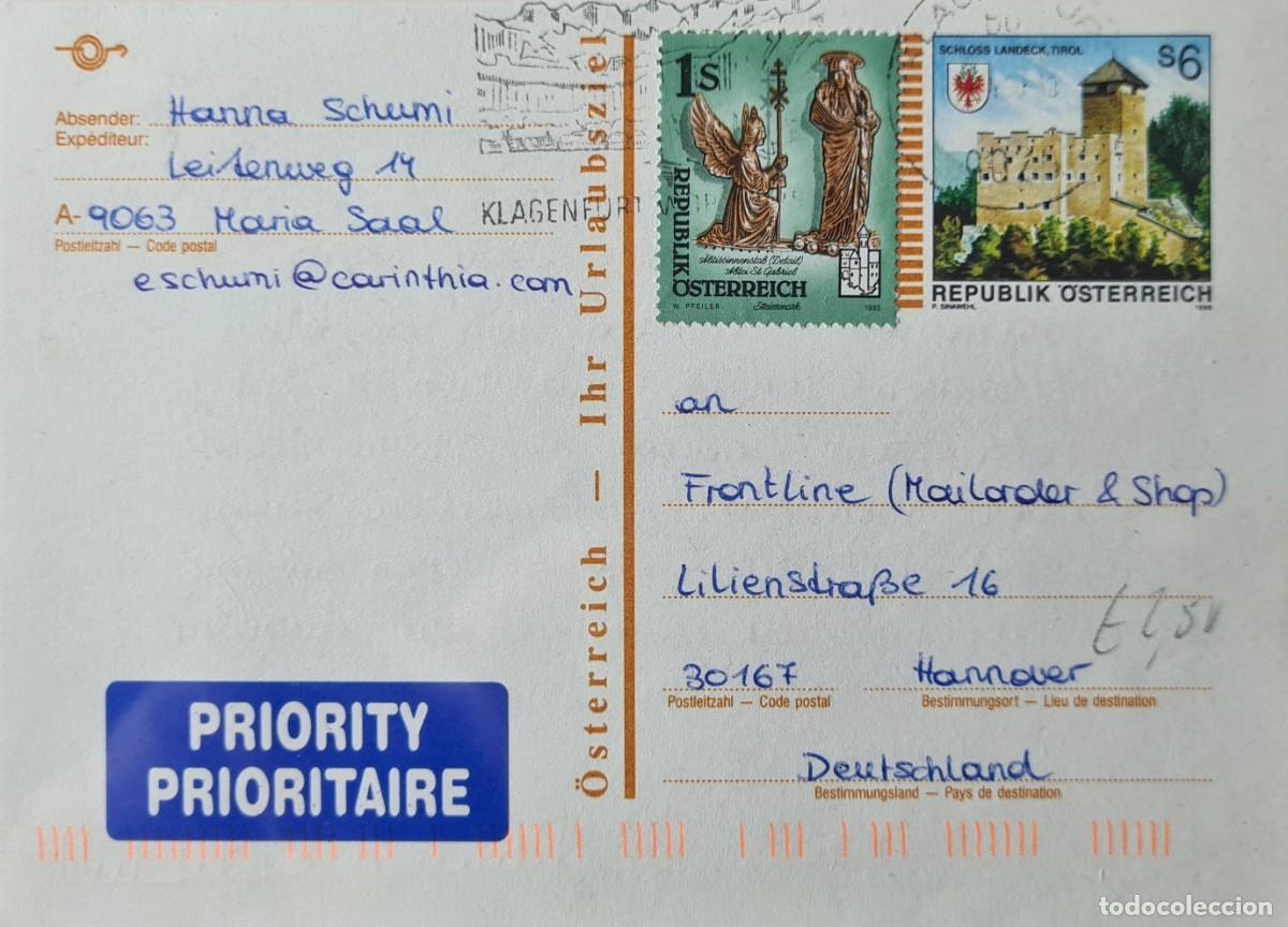 Sellos: Postal austr&iacute;aca con sello impreso - Foto 1