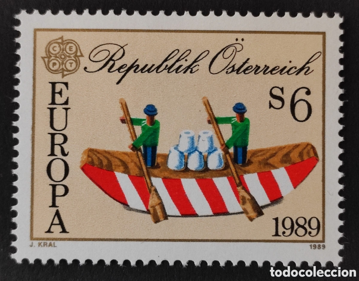 Sellos: Austria. 1989. Europa - Foto 1