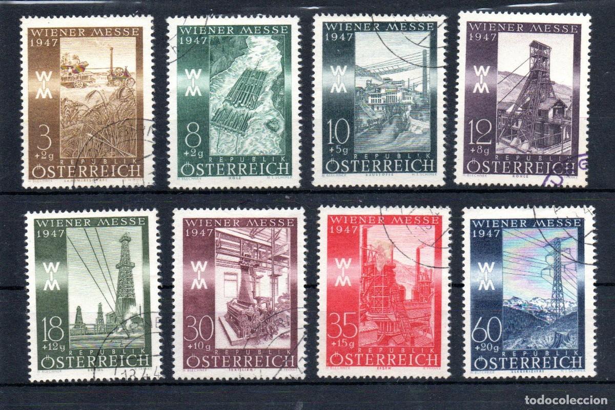 Sellos: AUSTRIA. 1947. YT 666/673 - Foto 1