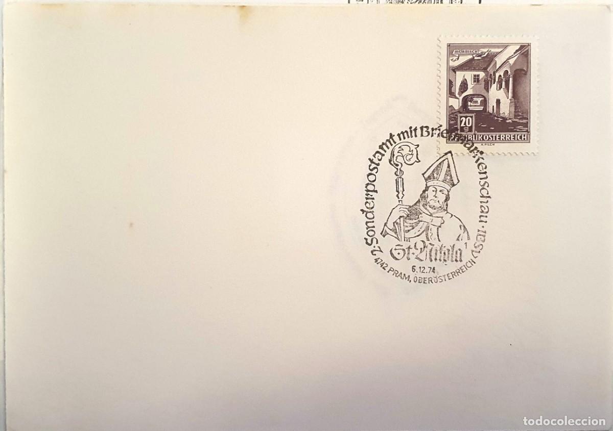 Sellos: MATASELLOS AUSTRIA 1974. SAN NICOLAS. - Foto 1