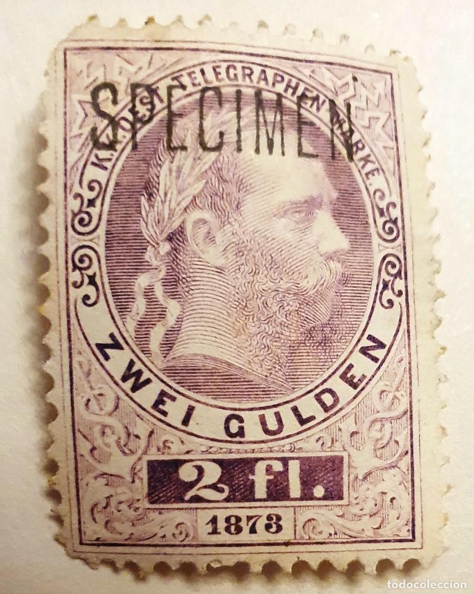 Sellos: AUSTRIA. TELEGRAPH. 1873. 7 EJEMPLARES. - Foto 7