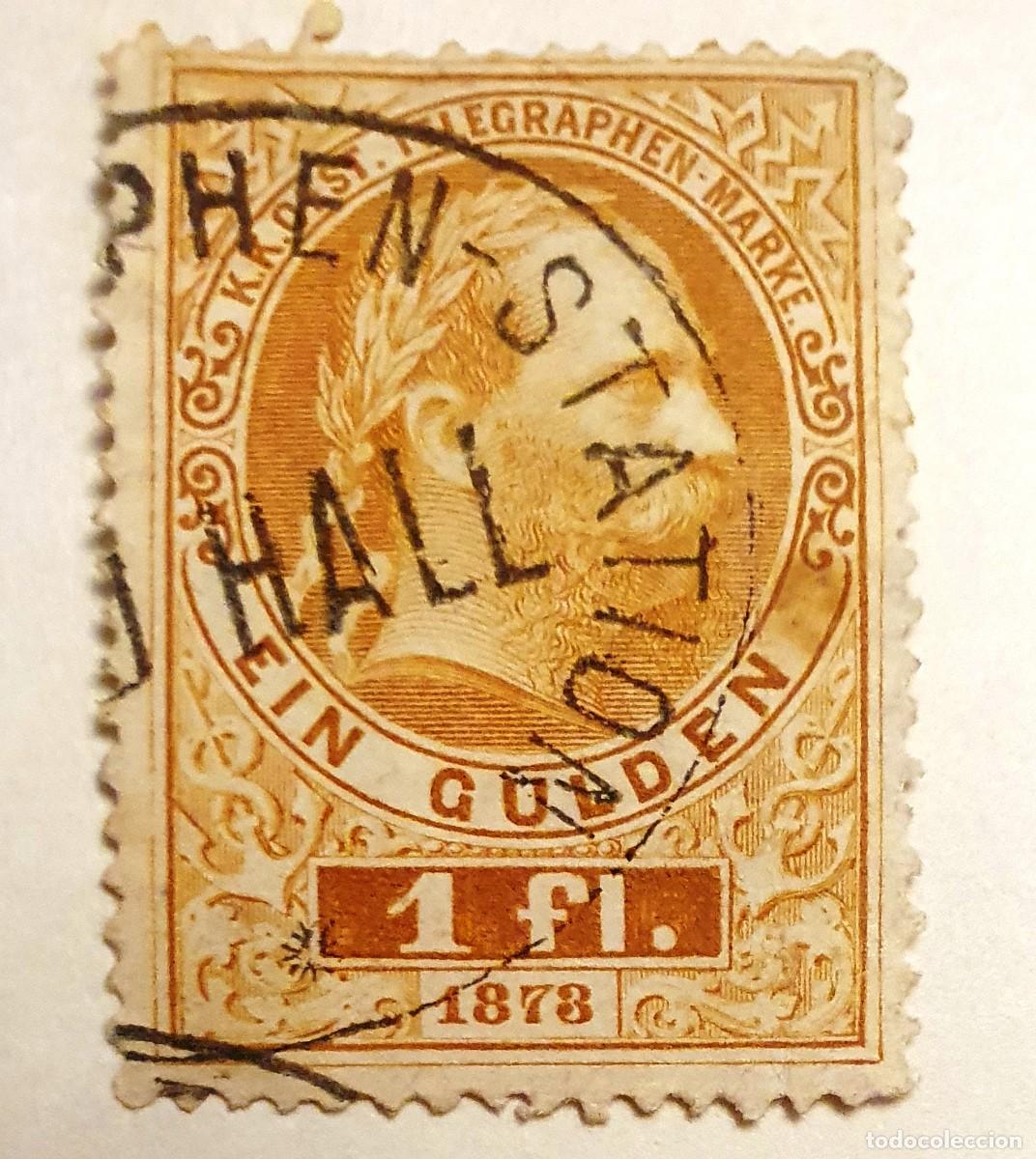 Sellos: AUSTRIA. TELEGRAPH. 1873. 7 EJEMPLARES. - Foto 8
