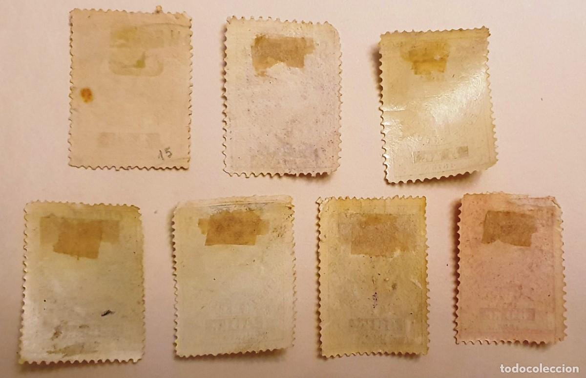 Sellos: AUSTRIA. TELEGRAPH. 1873. 7 EJEMPLARES. - Foto 9