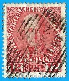Sellos: Austria. 1908. Yvert # 107. Francisco I - Foto 1