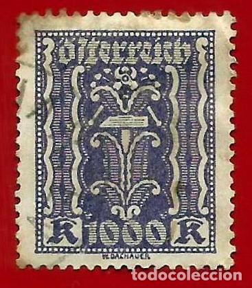 Sellos: Austria. 1923. Yvert # 316. Industria - Foto 1
