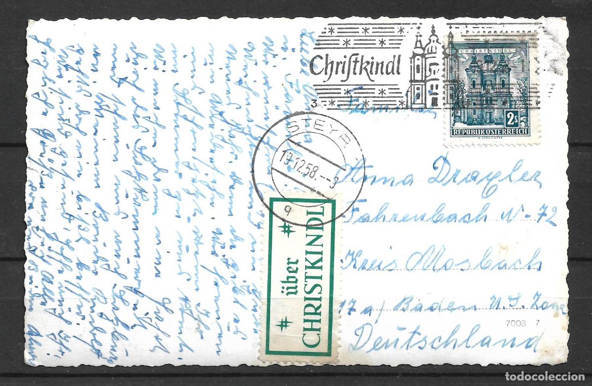Sellos: austria 1958 tarjeta postal circulada - 191 - Foto 1