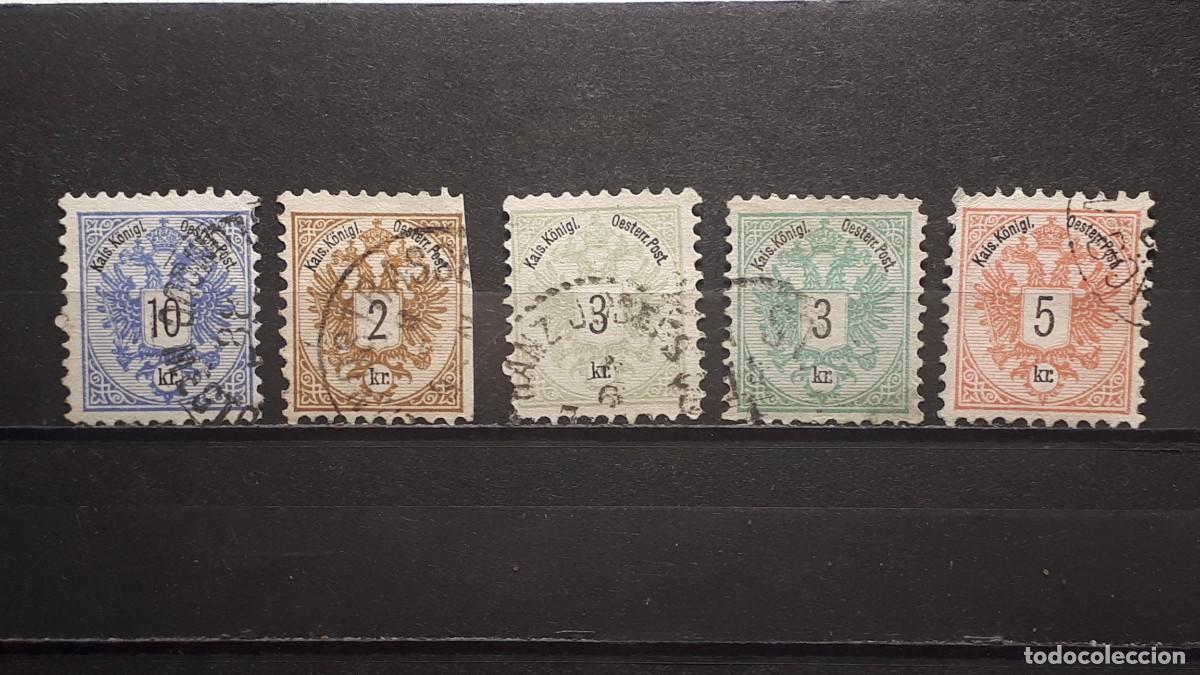 Sellos: AUSTRIA. A&Ntilde;O 1883. &deg;. YVERT 40/3. - Foto 1