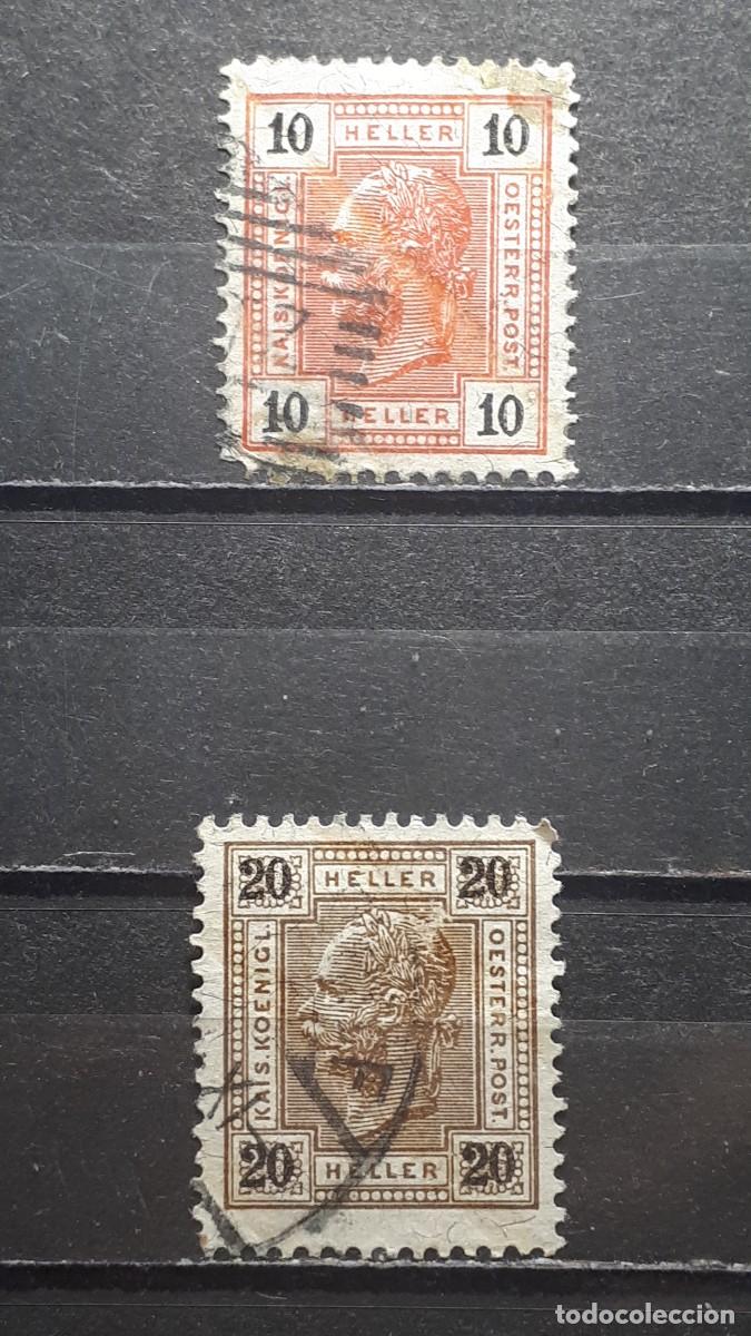 Sellos: AUSTRIA. A&Ntilde;O 1904. &deg;. YVERT. 86, 87 - Foto 1