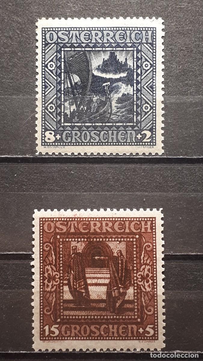 Sellos: AUSTRIA. *. A&Ntilde;O 1926. YVERT 369, 370. - Foto 1