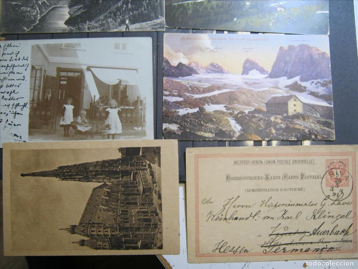 Sellos: AUSTRIA LOTE 6 POSTALES ANTIGUAS BIEN. - Foto 3