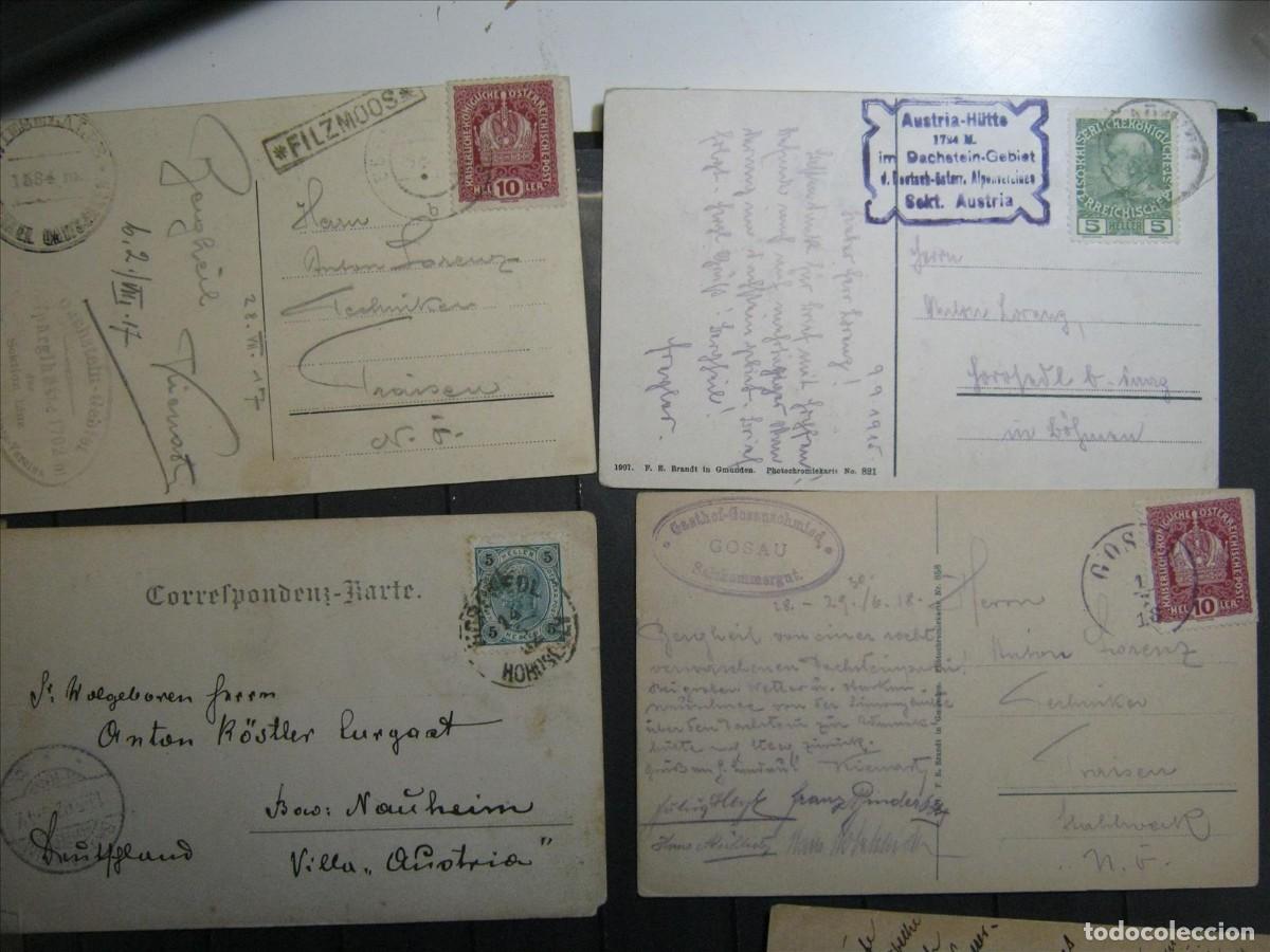 Sellos: AUSTRIA LOTE 6 POSTALES ANTIGUAS BIEN. - Foto 4