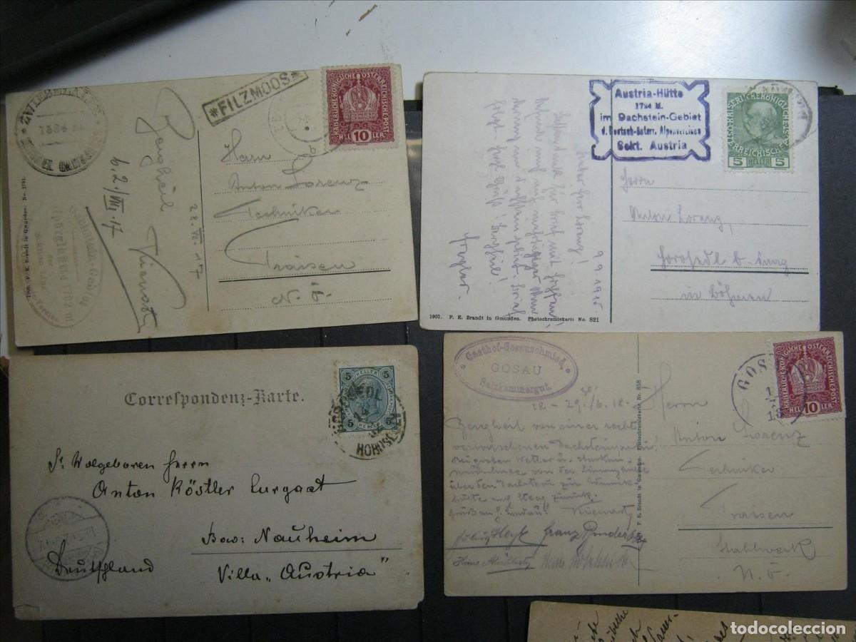 Sellos: AUSTRIA LOTE 6 POSTALES ANTIGUAS BIEN. - Foto 5