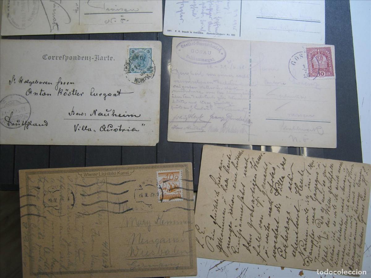 Sellos: AUSTRIA LOTE 6 POSTALES ANTIGUAS BIEN. - Foto 6