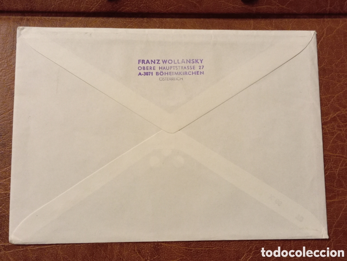 Sellos: Sobr&eacute; Postal Austria 1988 Trenes - Foto 2