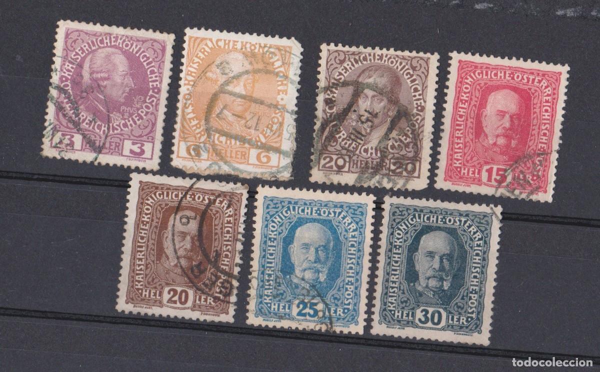 Sellos: AUSTRIA 1908 VARIOS EMPERADORES - Foto 1