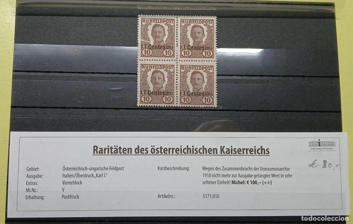 Sellos: RAREZA! Imperio austriaco 1918 - Foto 1