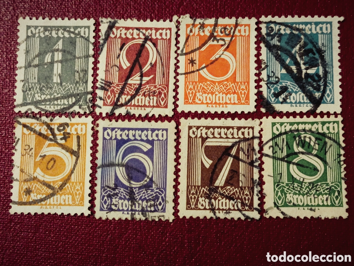 Sellos: Lote Sellos AUSTRIA 1925 NUMERALES - Foto 1