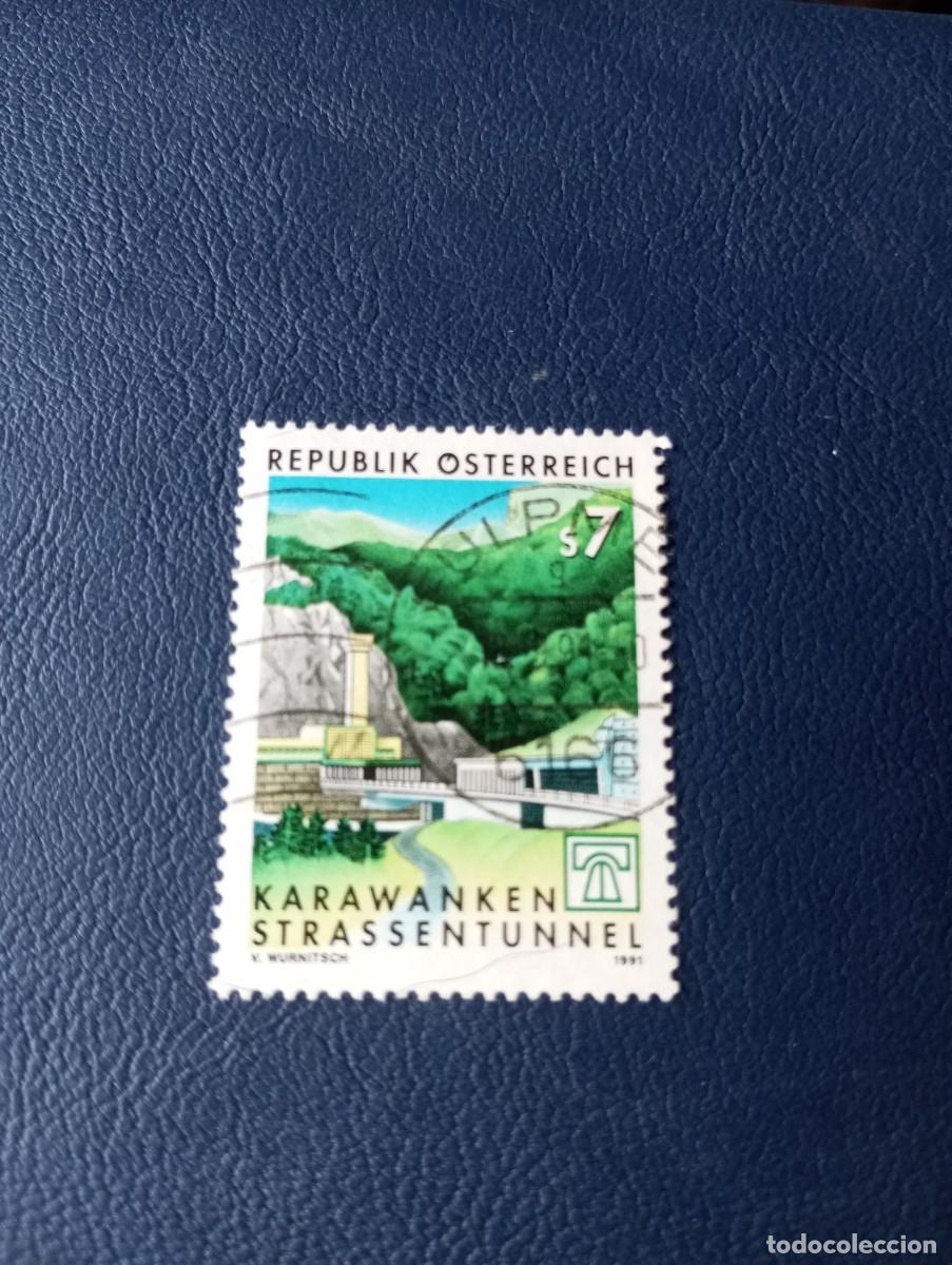 Sellos: AUSTRIA, 1991, T&Uacute;NEL KARAWANKEL - Foto 1