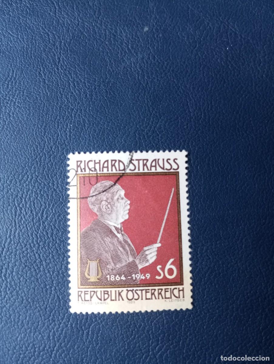 Sellos: AUSTRIA, 1989, RICHARD STRAUSS - Foto 1