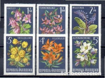 Sellos: AUSTRIA 1966, YVERT 1044-49, MNH-SC - Foto 1