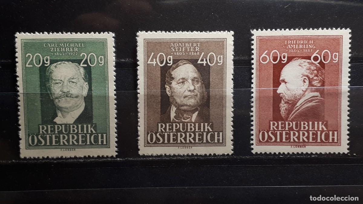 Sellos: AUSTRIA. A&ntilde;o 1948 ** . Yvert. 694/6 - Foto 1