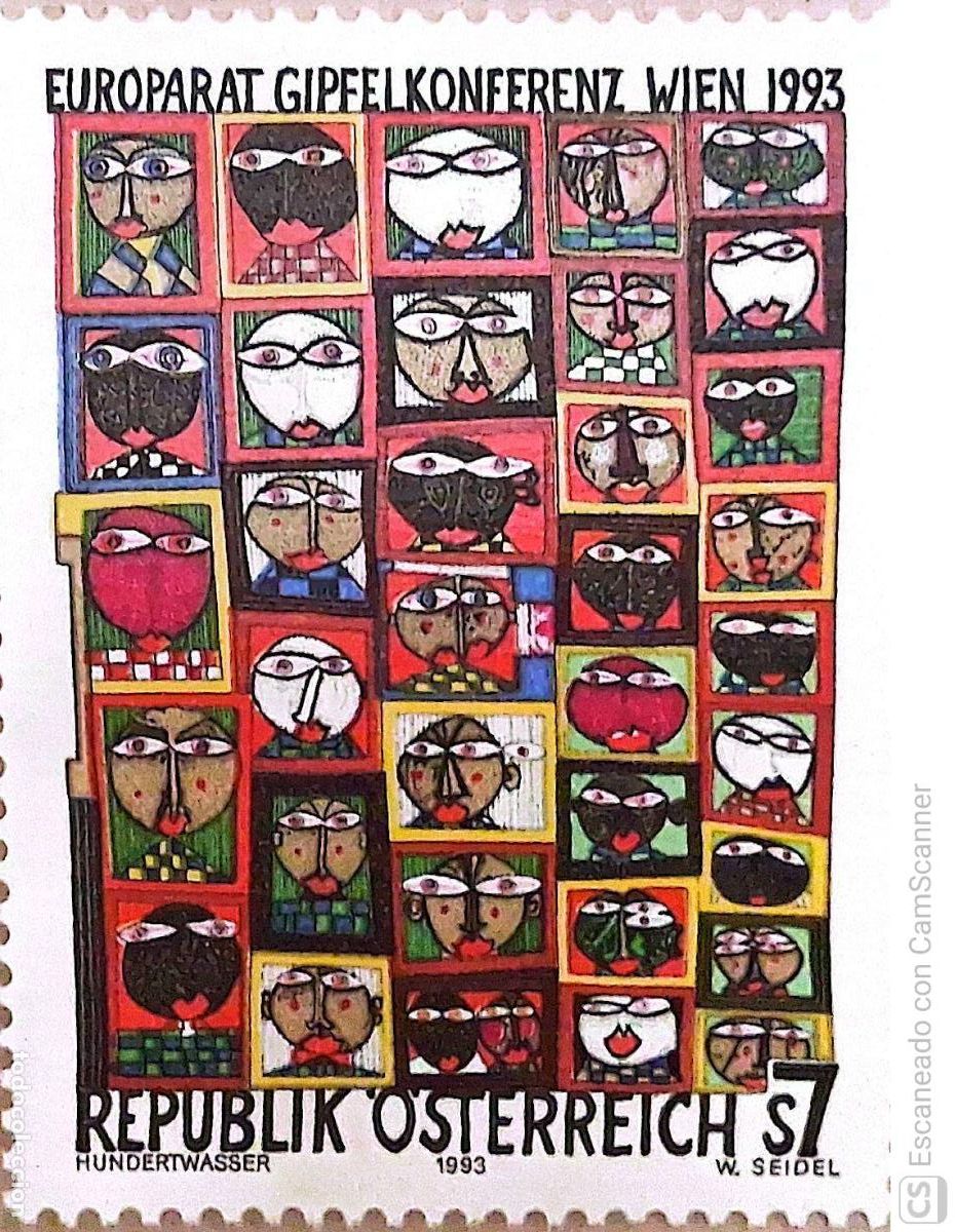 Sellos: Austria. 1939 Cumbre de los miembros del Consejo de Europa, en Viena. 1993. Sellos nuevos y numeraci