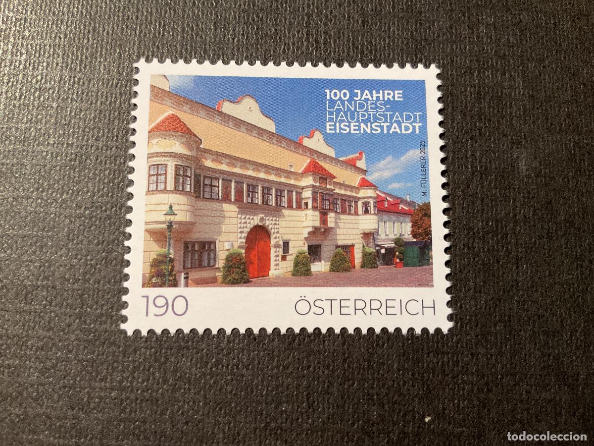 Sellos: AUSTRIA A&Ntilde;O 2025 CENTENARIO DE EISENSTADT - Foto 1
