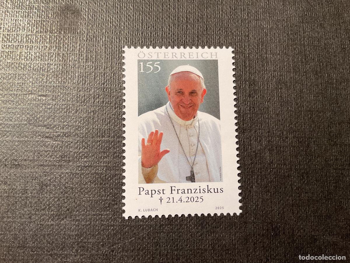Sellos: AUSTRIA A&Ntilde;O 2025 PAPA FRANCISCO - Foto 1