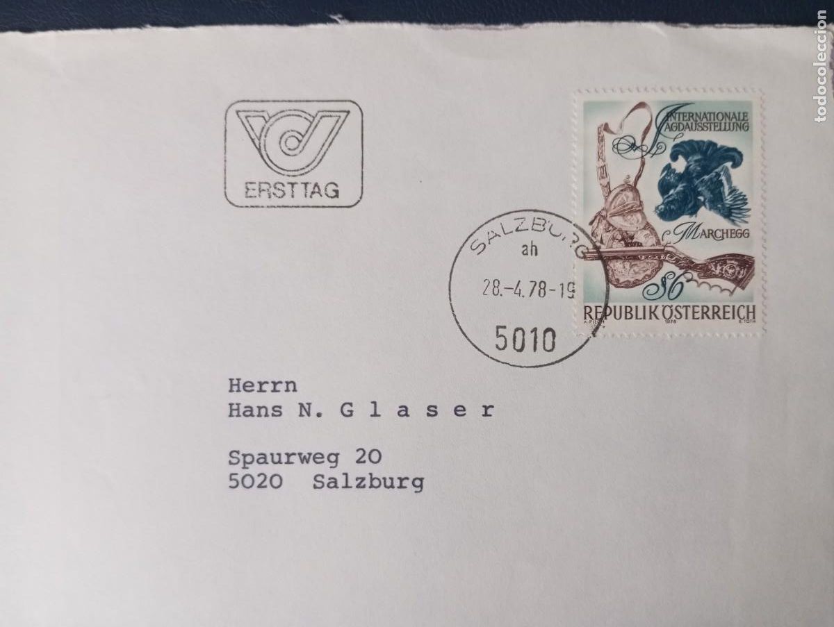 Sellos: AUSTRIA, 1978, SPD FESTIVAL DE CAZA