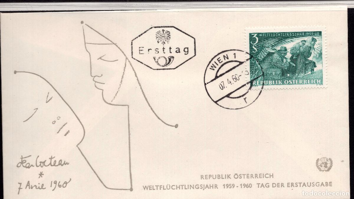 Sellos: AUSTRIA 1960 CARTA FDC MICHEL AT 1074