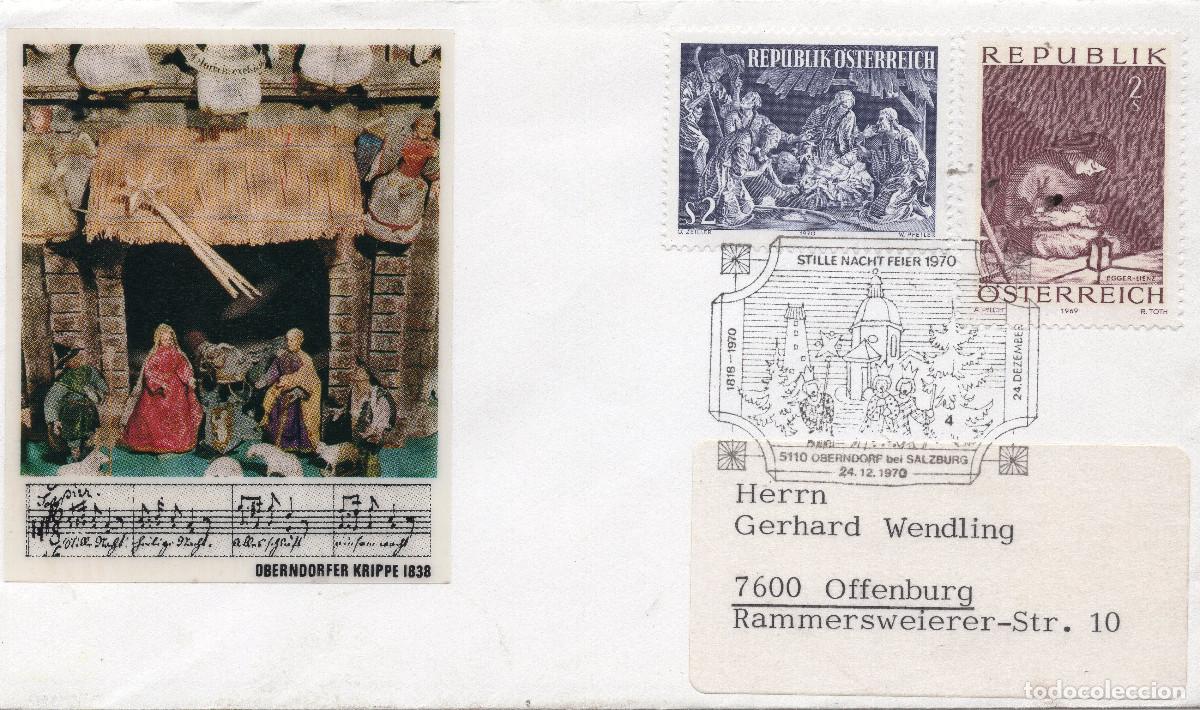 Sellos: AUSTRIA 1970 CARTA MICHEL AT 1349+1318