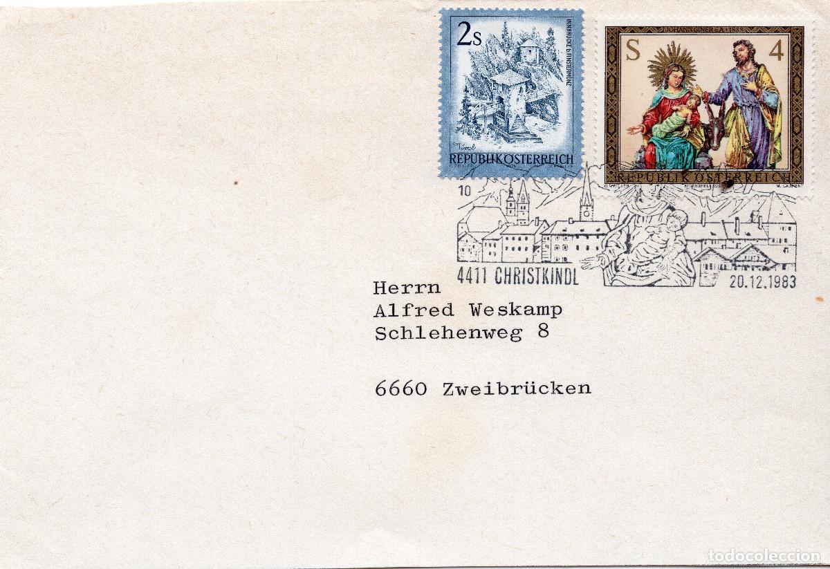 Sellos: AUSTRIA 1974 CARTA MICHEL AT 1440+1759