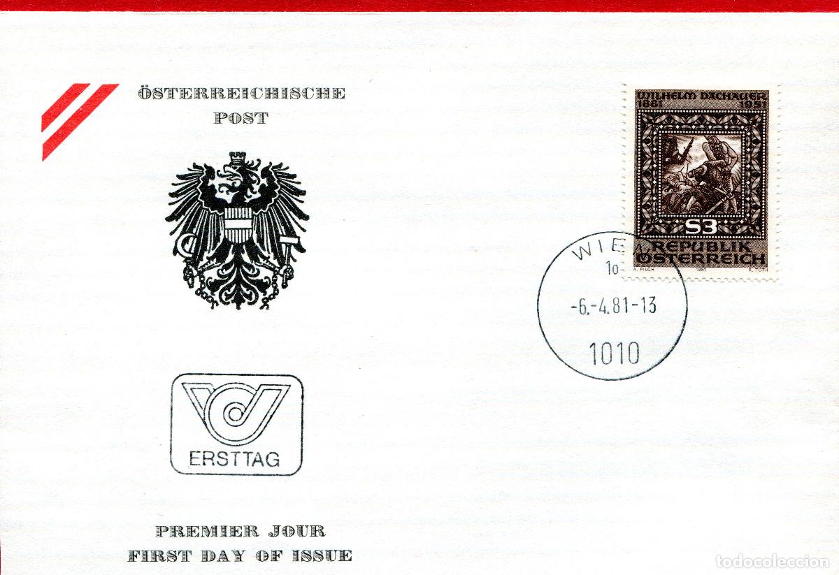Sellos: AUSTRIA 1981 CARTA FDC MICHEL AT 1666