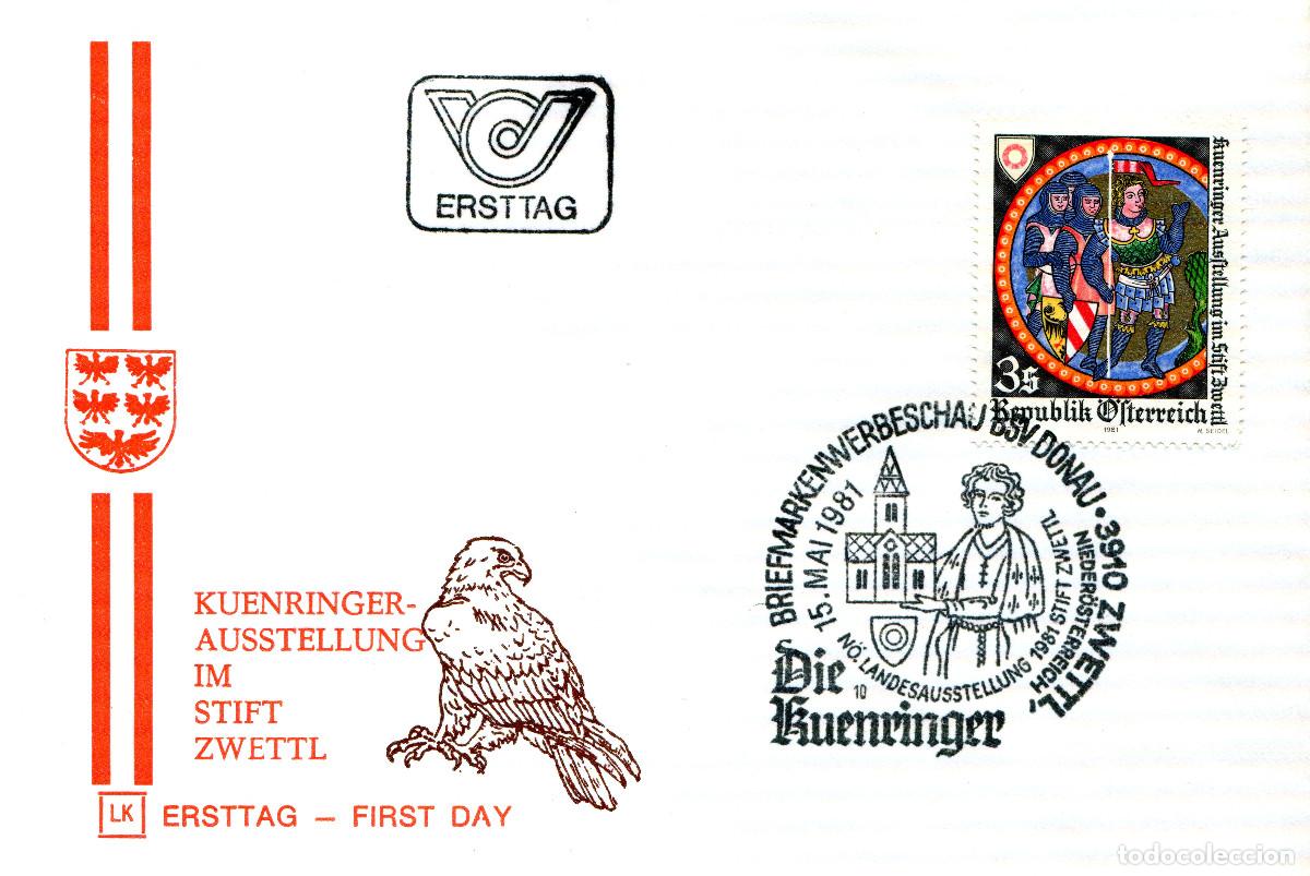 Sellos: AUSTRIA 1981 CARTA FDC MICHEL AT 1670