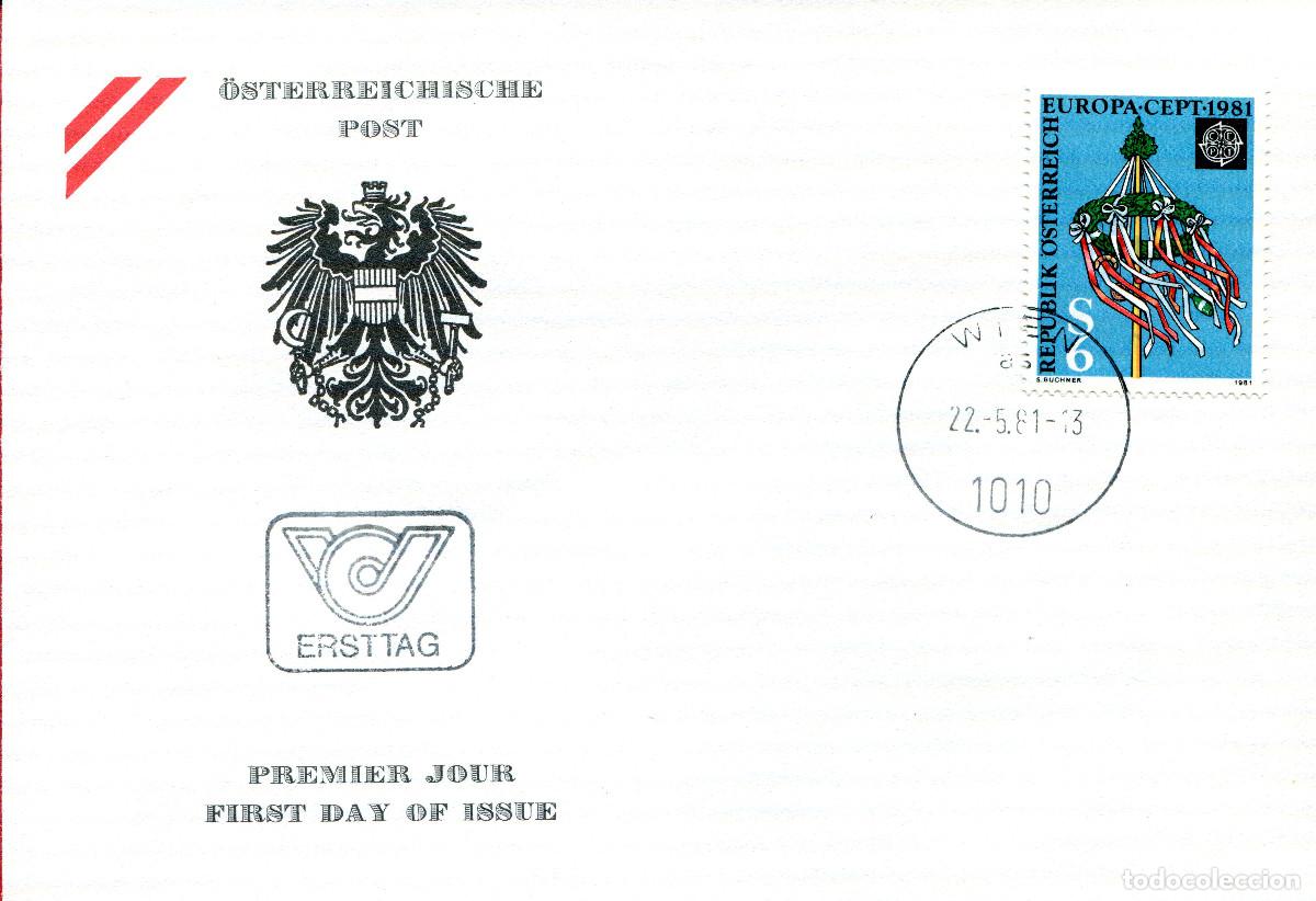 Sellos: AUSTRIA 1981 CARTA FDC MICHEL AT 1671