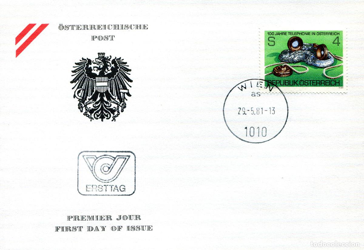 Sellos: AUSTRIA 1981 CARTA FDC MICHEL AT 1672