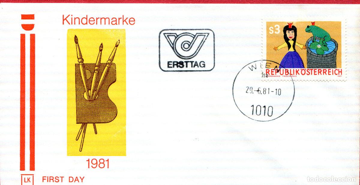 Sellos: AUSTRIA 1981 CARTA FDC MICHEL AT 1674