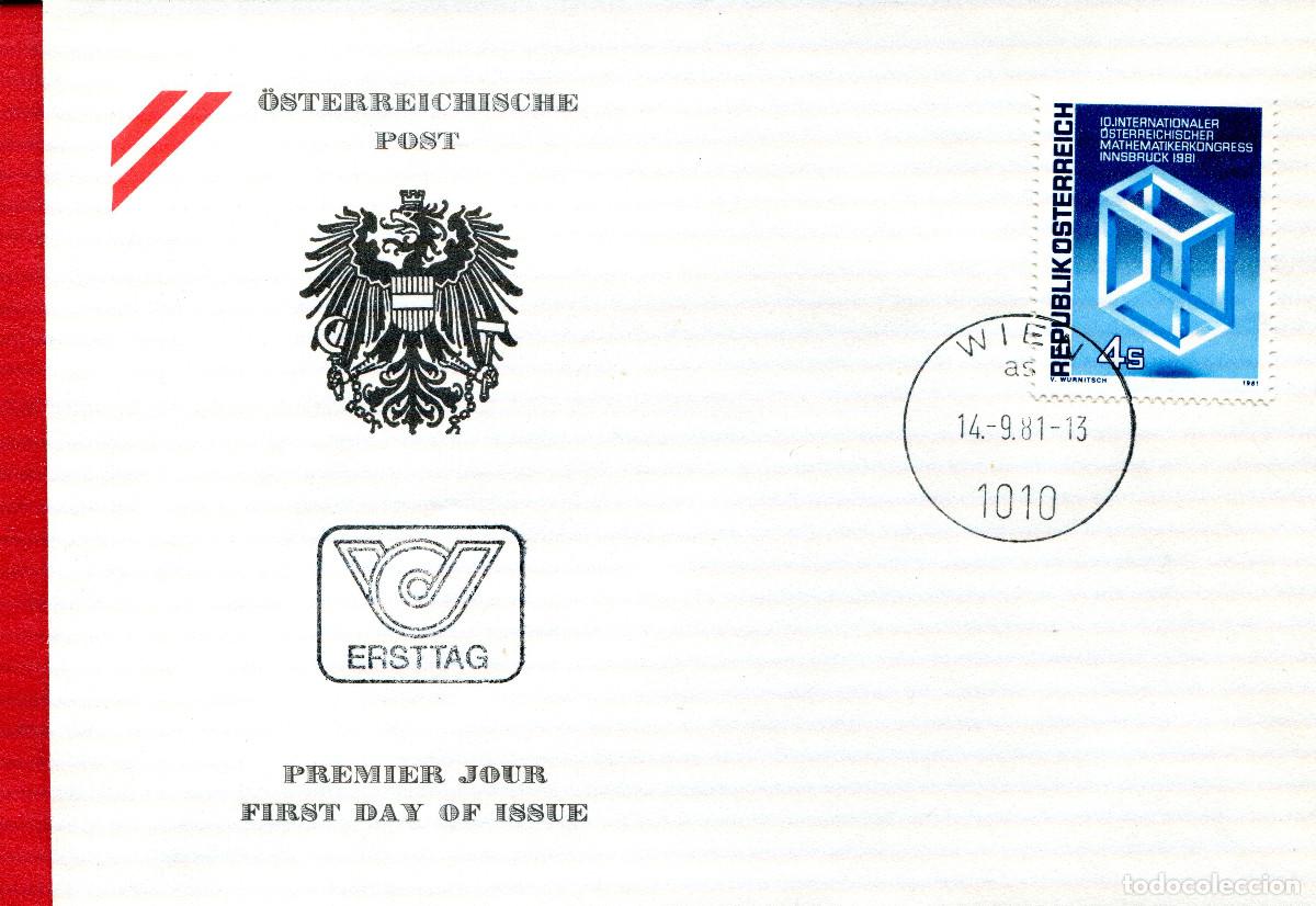Sellos: AUSTRIA 1981 CARTA FDC MICHEL AT 1680
