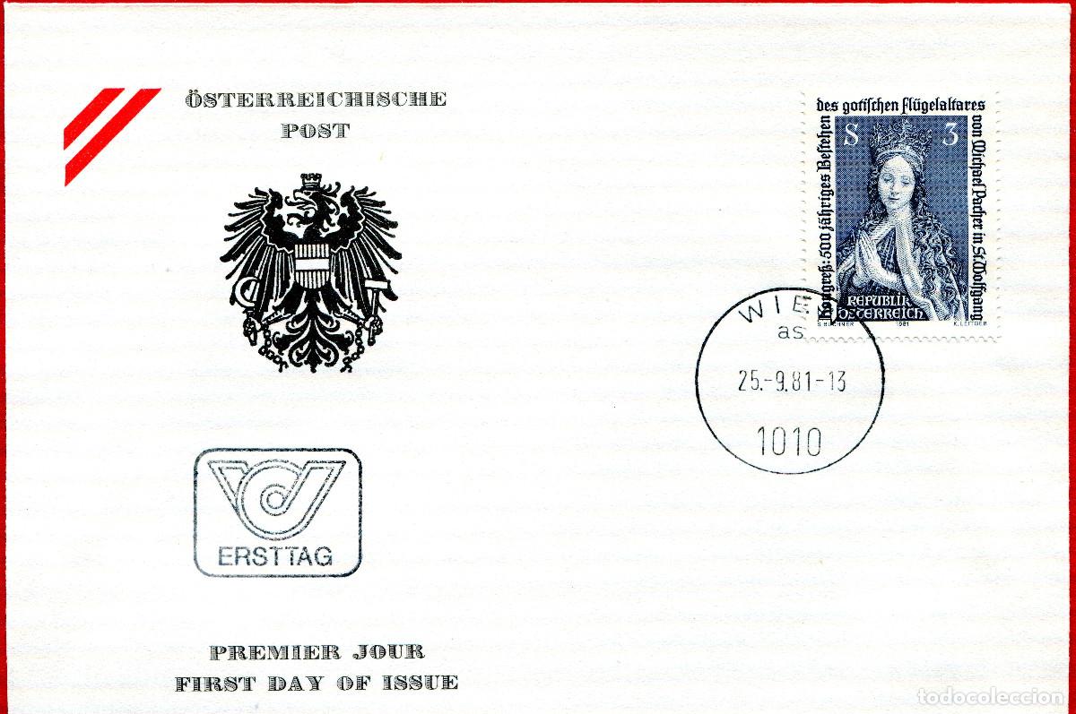 Sellos: AUSTRIA 1981 CARTA FDC MICHEL AT 1681