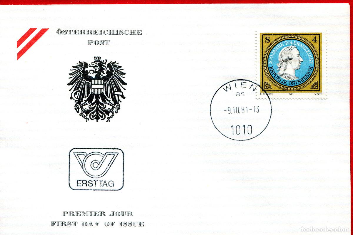 Sellos: AUSTRIA 1981 CARTA FDC MICHEL AT 1685
