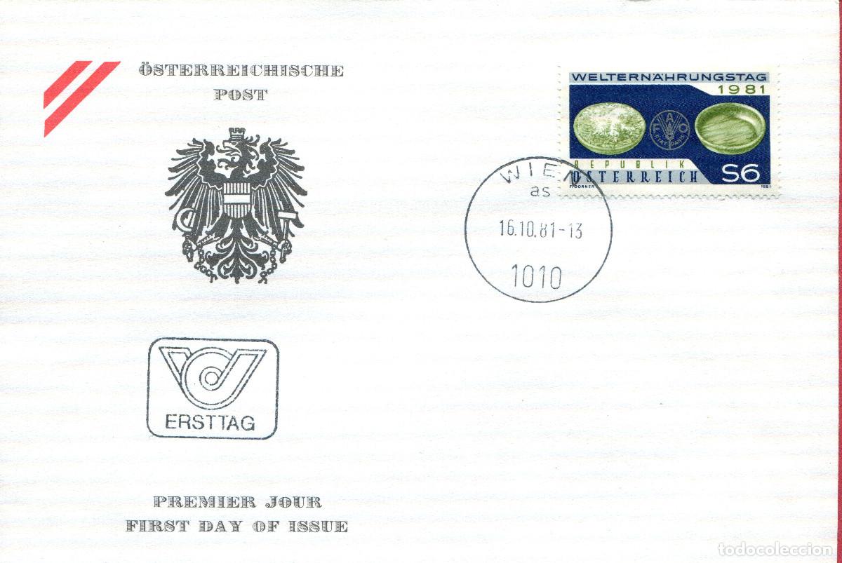 Sellos: AUSTRIA 1981 CARTA FDC MICHEL AT 1686