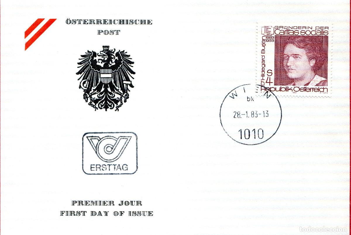 Sellos: AUSTRIA 1983 CARTA FDC MICHEL AT 1729