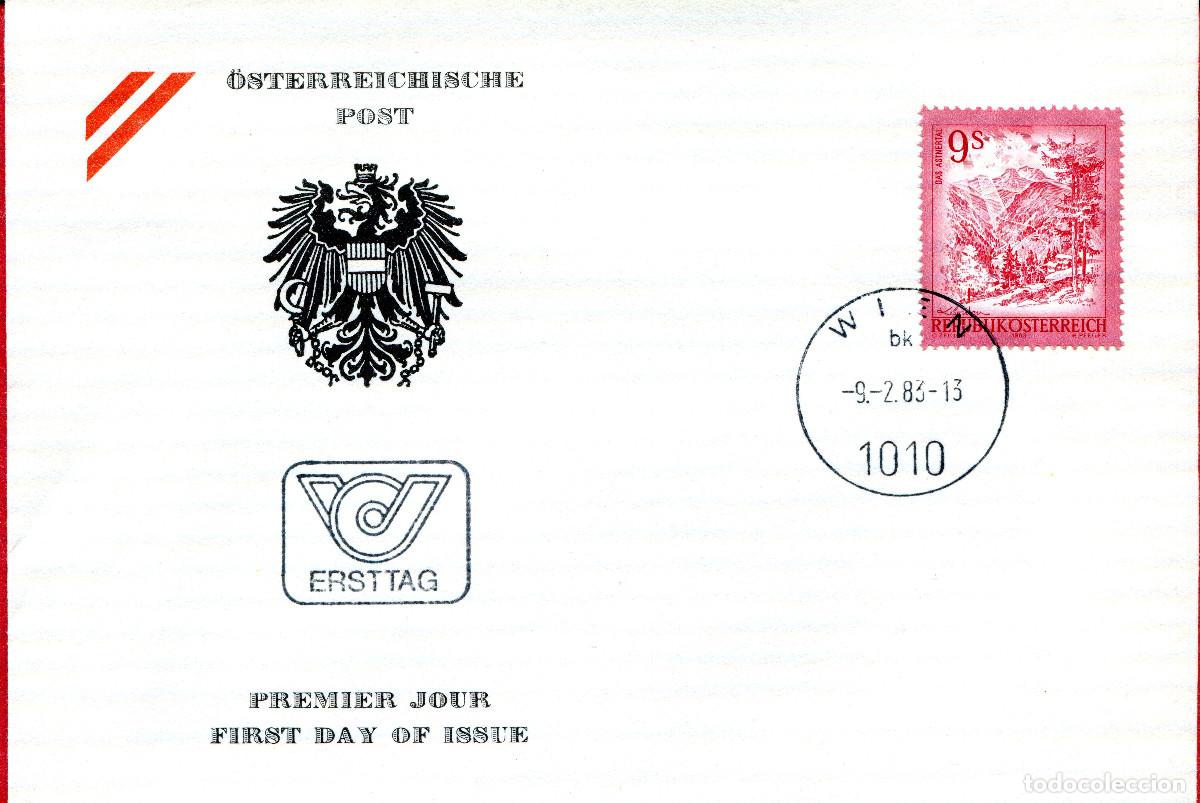 Sellos: AUSTRIA 1983 CARTA FDC MICHEL AT 1730