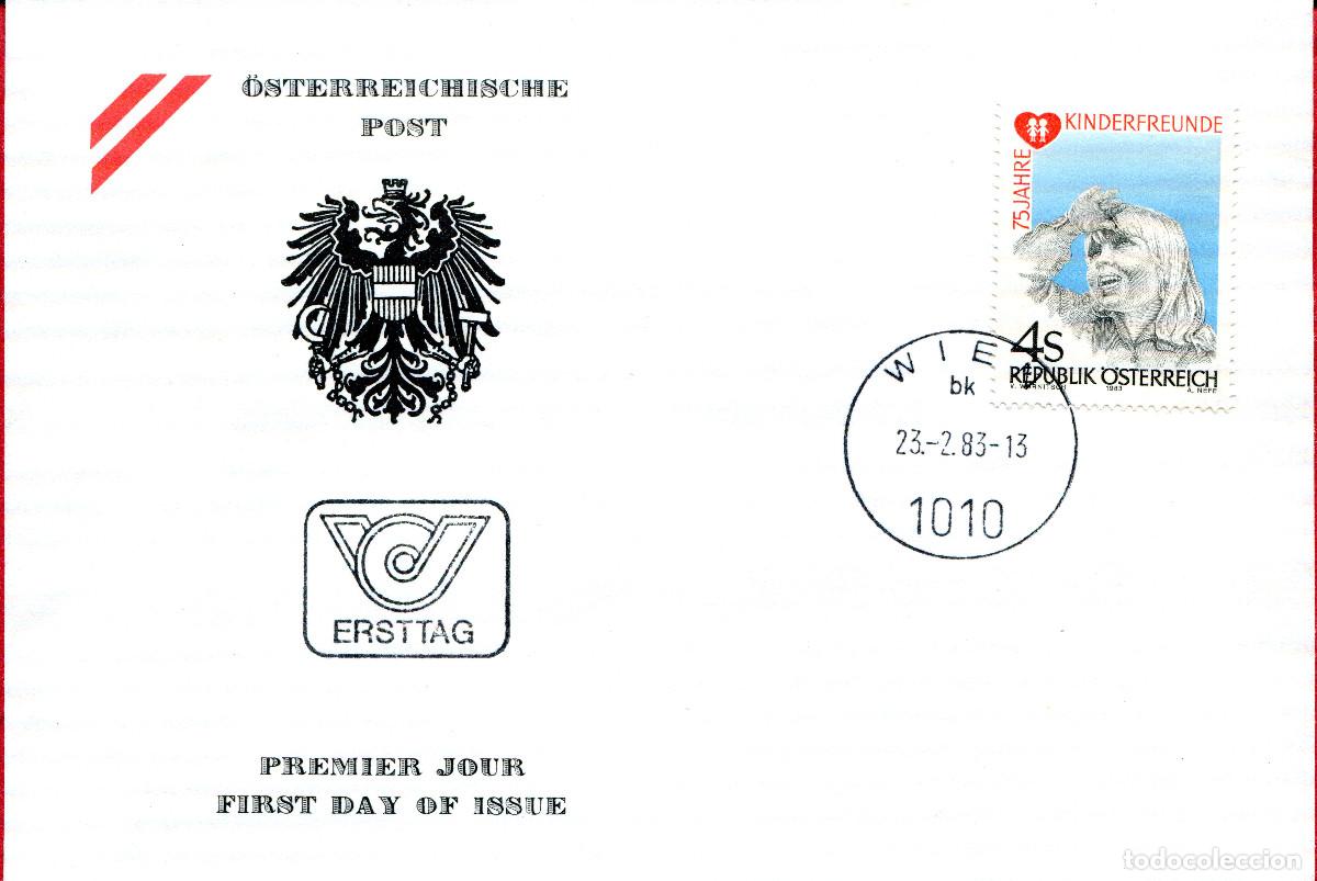 Sellos: AUSTRIA 1983 CARTA FDC MICHEL AT 1732