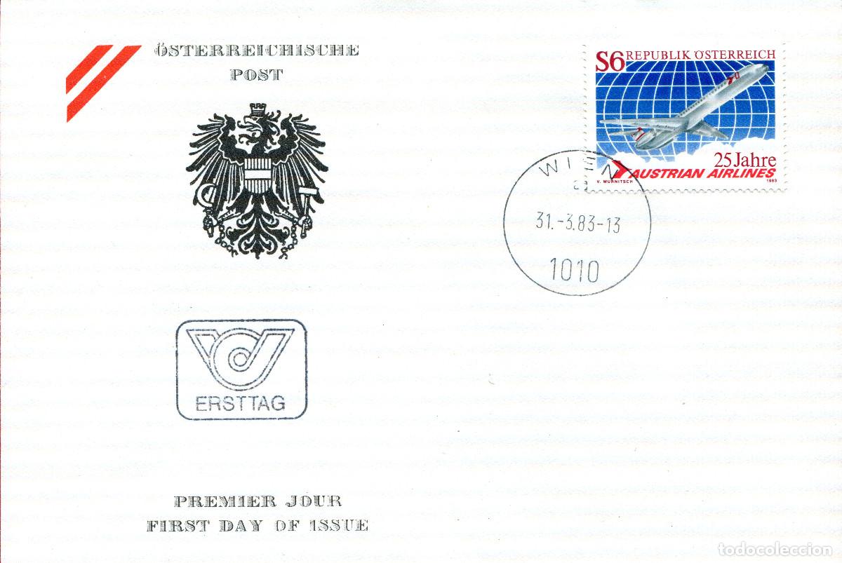 Sellos: AUSTRIA 1983 CARTA FDC MICHEL AT 1734