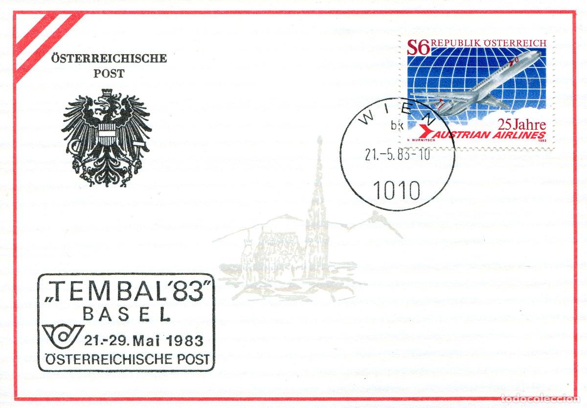 Sellos: AUSTRIA 1983 CARTA FDC MICHEL AT 1734
