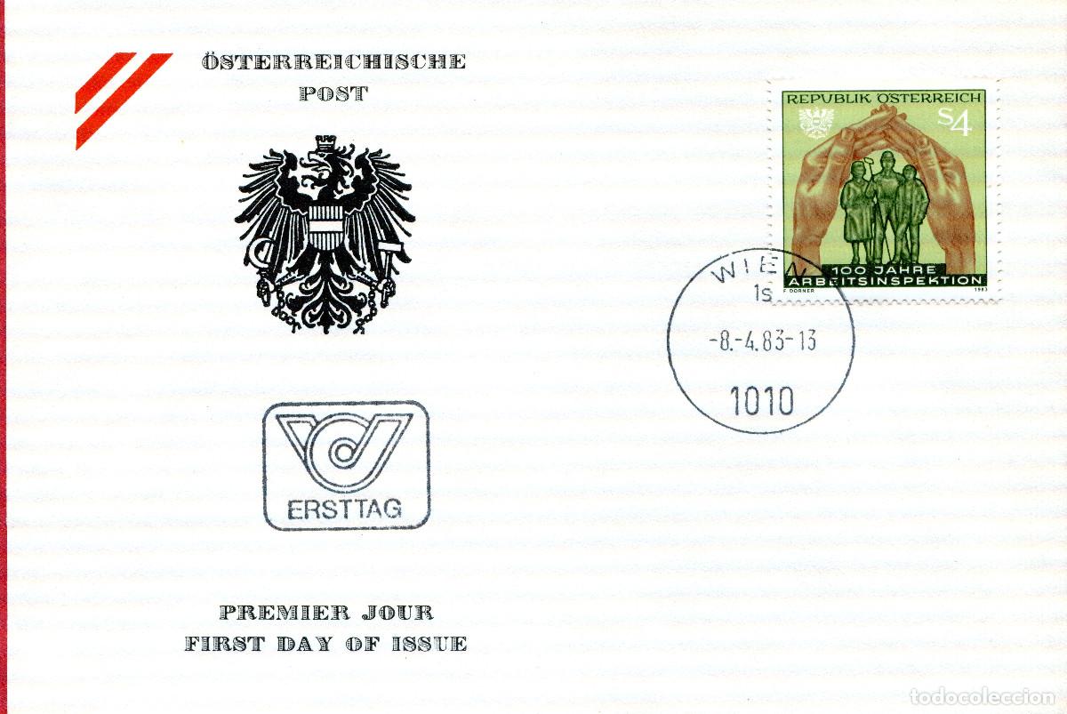 Sellos: AUSTRIA 1983 CARTA FDC MICHEL AT 1735