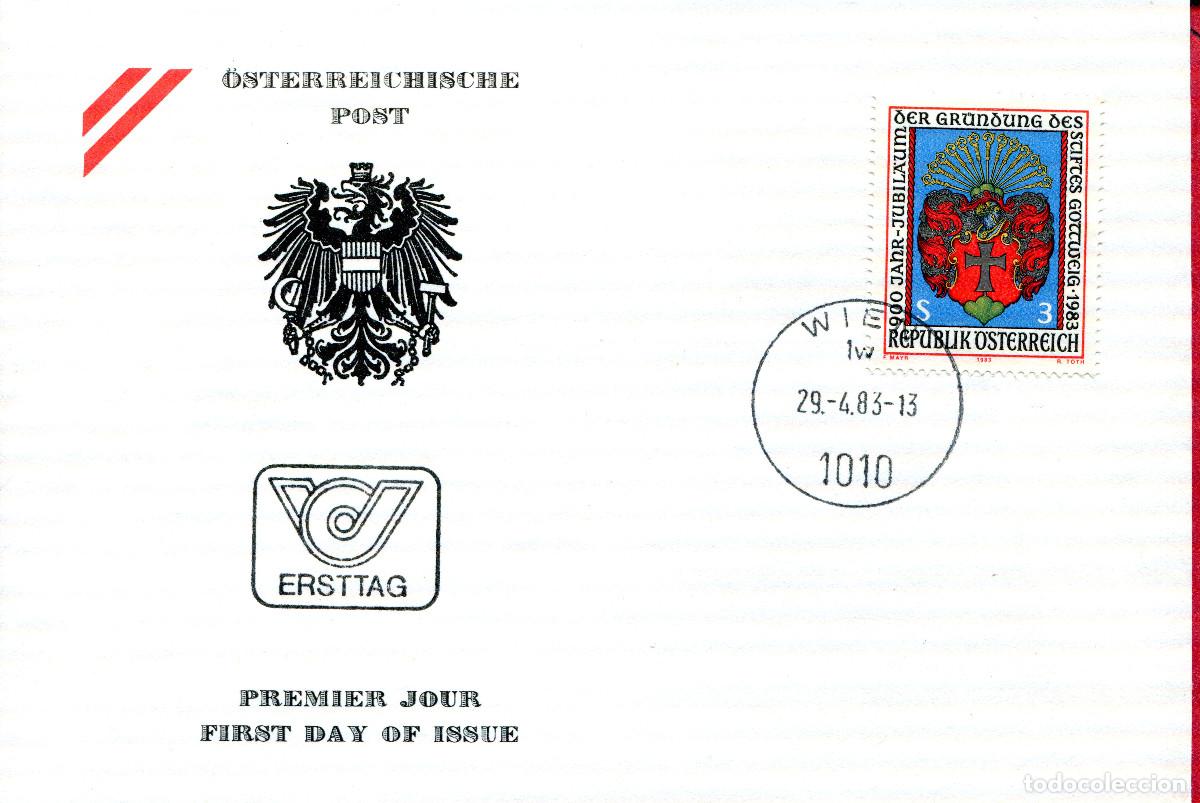 Sellos: AUSTRIA 1983 CARTA FDC MICHEL AT 1737