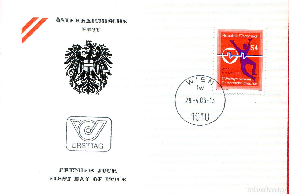 Sellos: AUSTRIA 1983 CARTA FDC MICHEL AT 1738