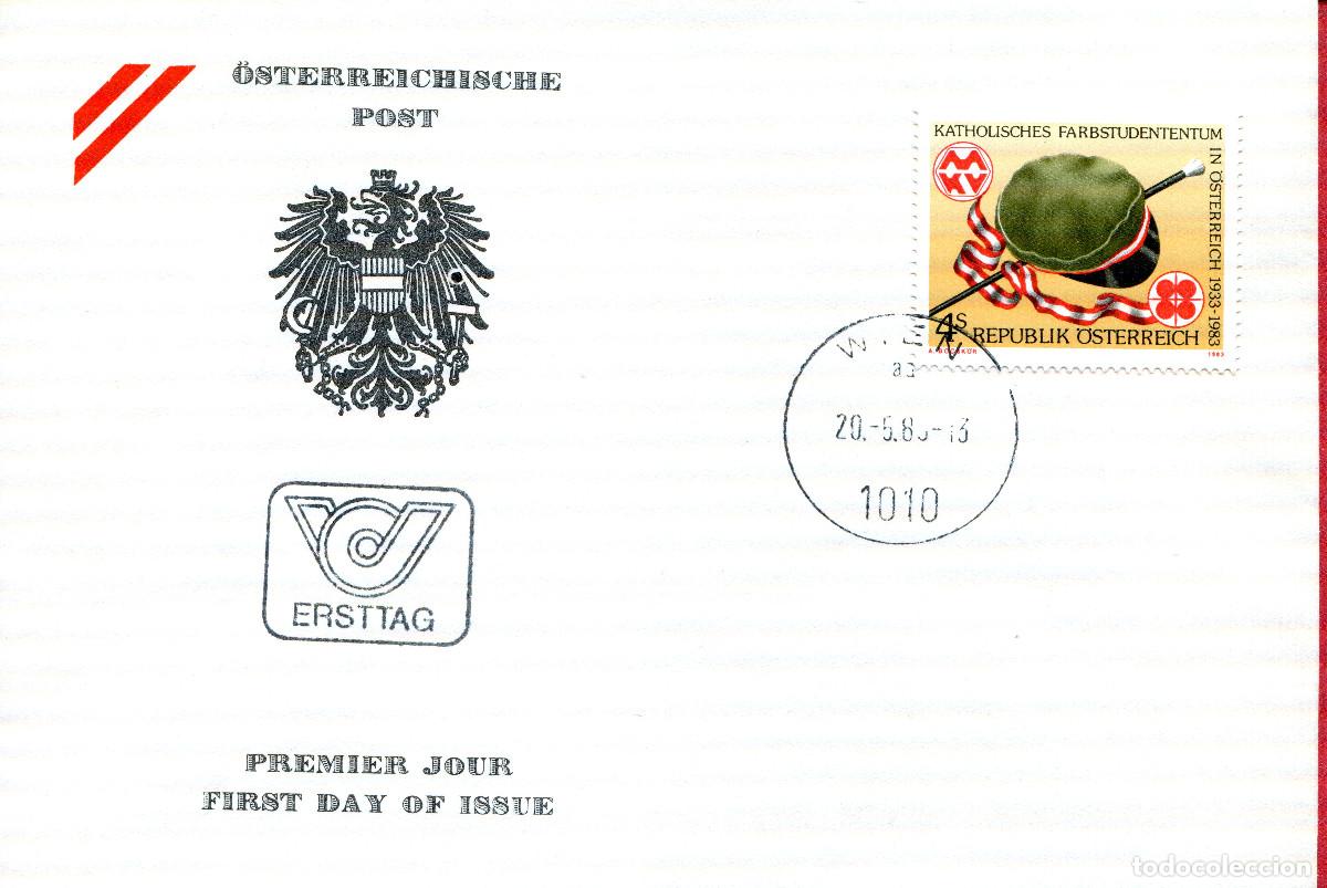 Sellos: AUSTRIA 1983 CARTA FDC MICHEL AT 1739